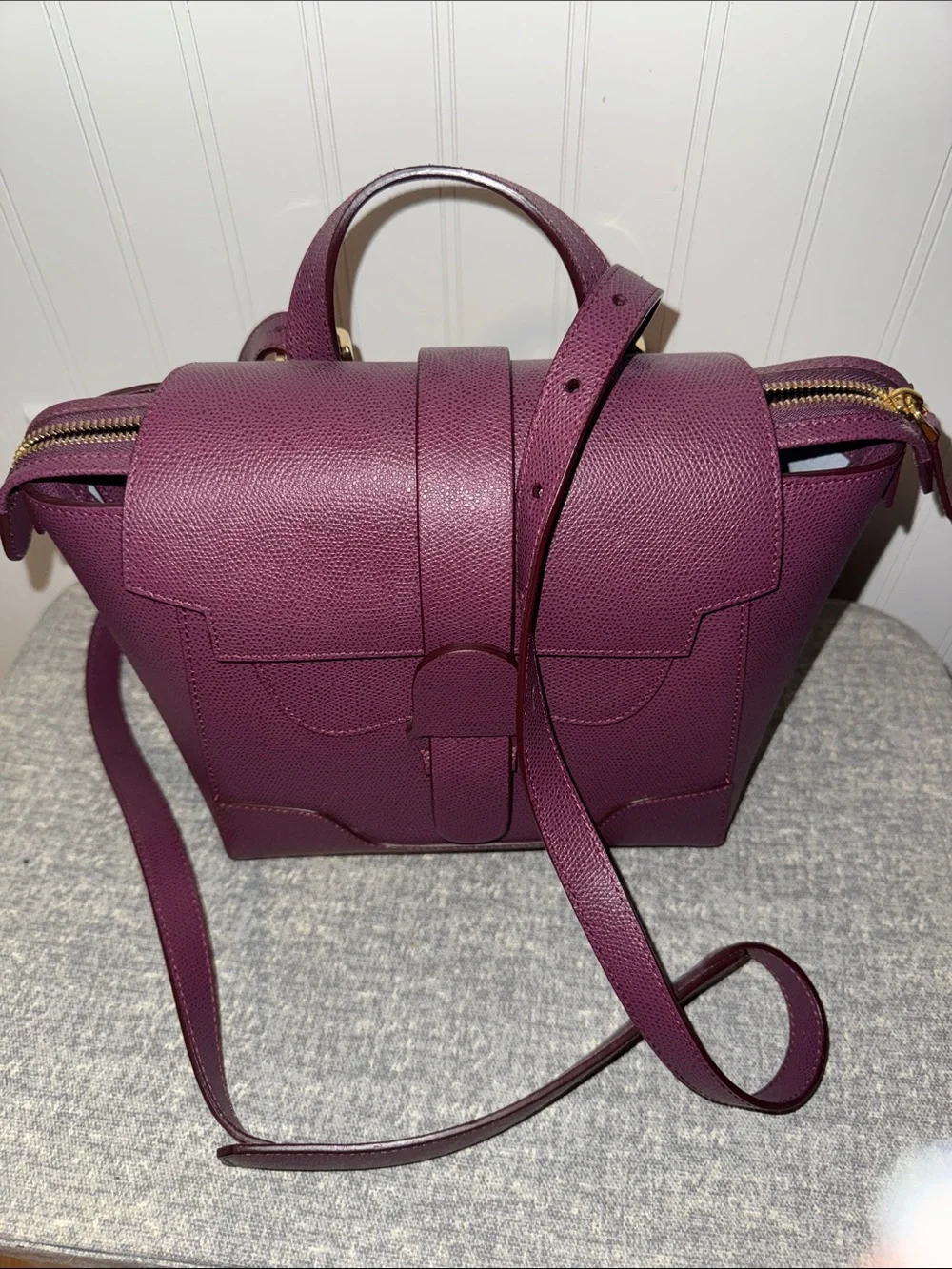 Senreve plum leather